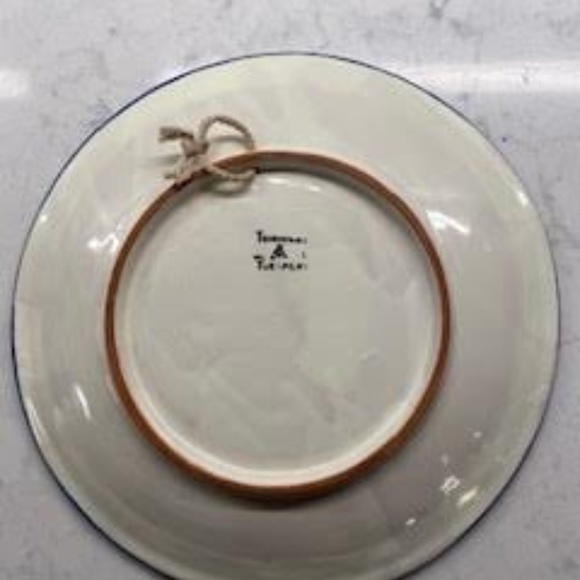 Vintage 10" Hand Painted Talavera Plate by artisan from the Tlaxcala region. - Picture 4 of 5